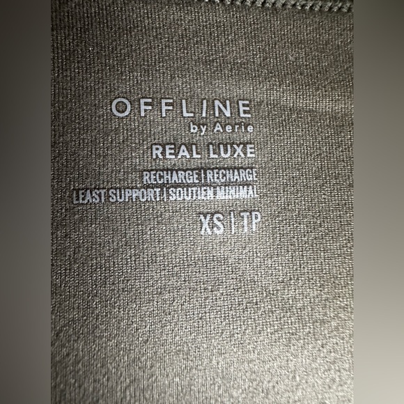 Olive Green Faux Leather Crop Top - Picture 4 of 4